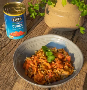 Gnocchetti di bavette con sugo di pomodoro e cocco